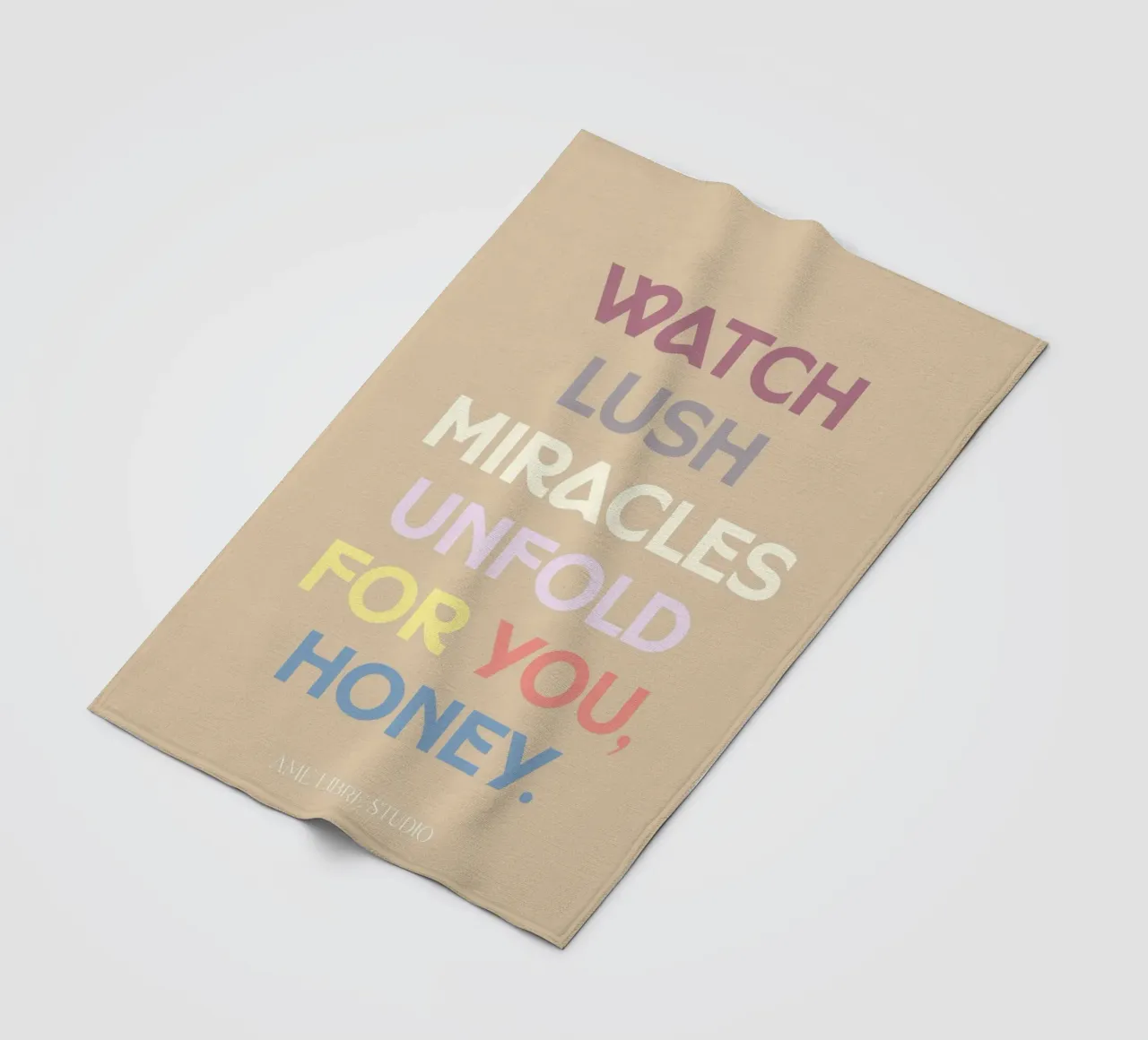 🐆 fleecedeken van MENTHE SAUVAGE