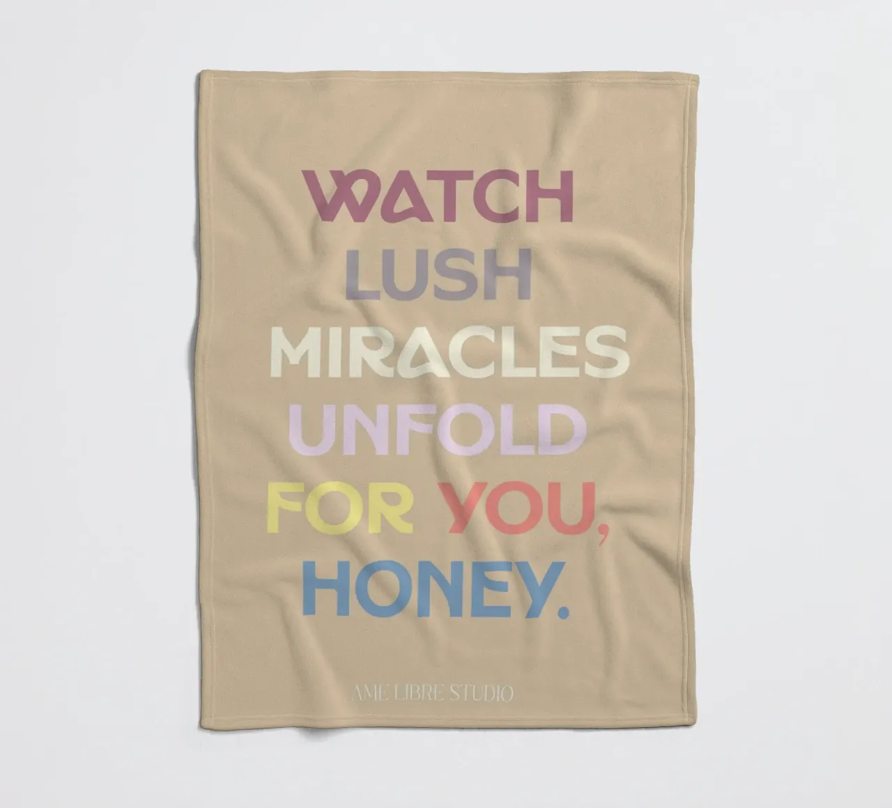 🐆 fleecedeken van MENTHE SAUVAGE