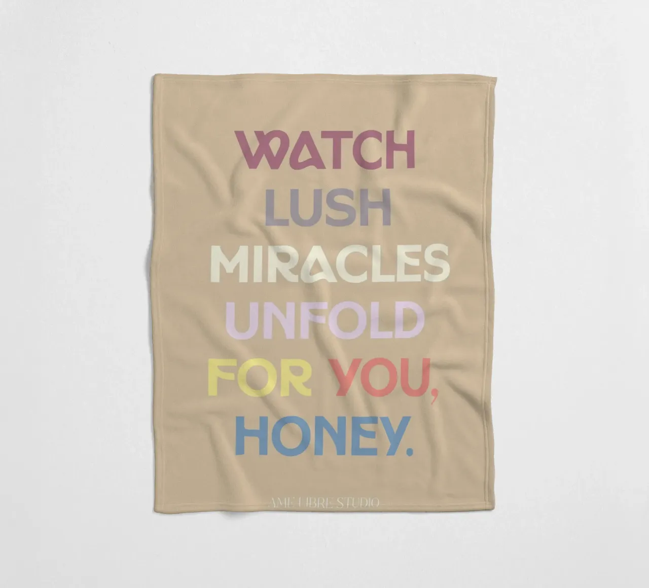 🐆 fleecedeken van MENTHE SAUVAGE