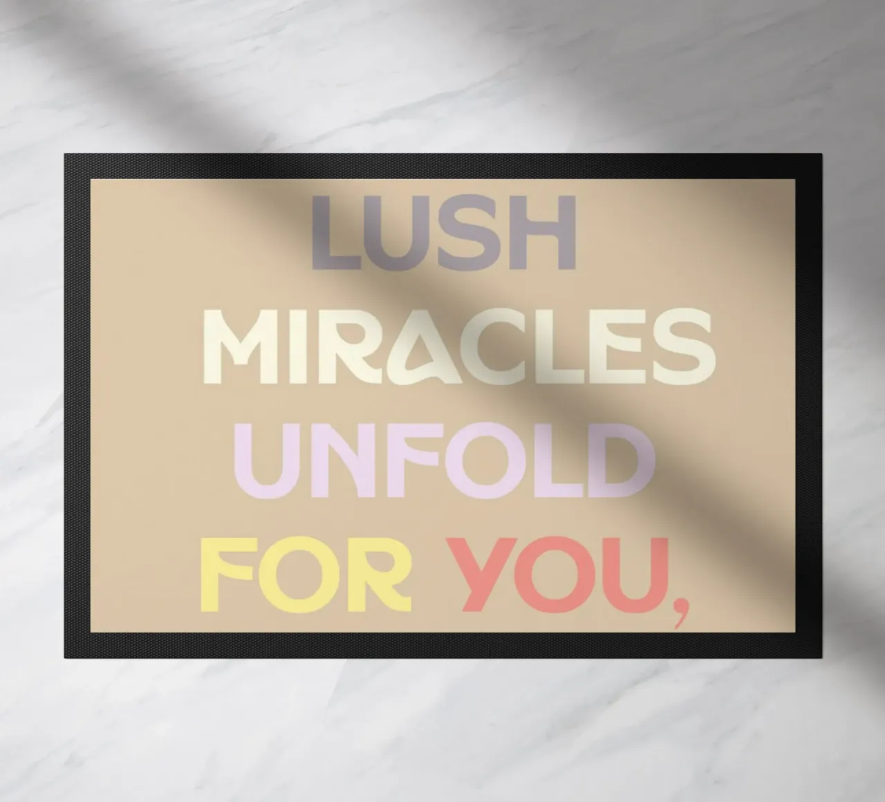 🐆 doormat by MENTHE SAUVAGE