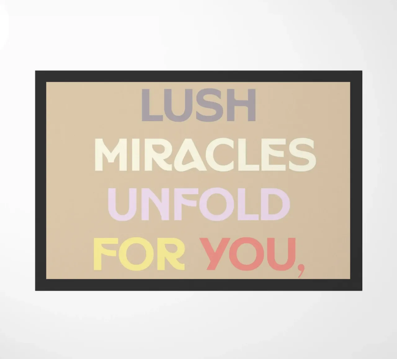 🐆 doormat by MENTHE SAUVAGE