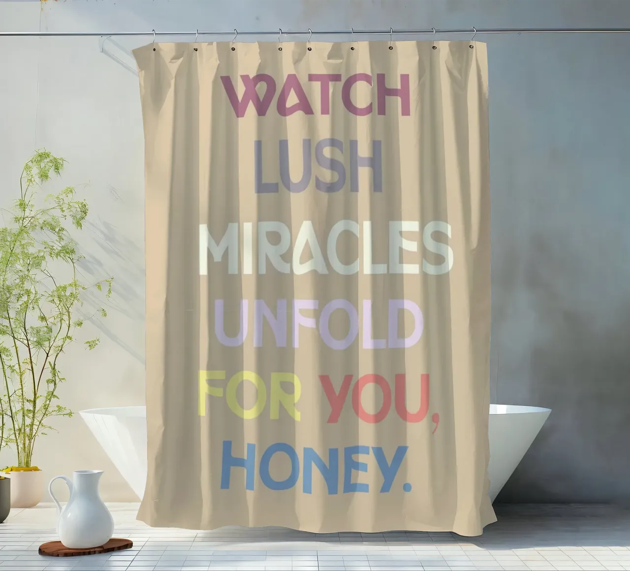 🐆 shower curtain by MENTHE SAUVAGE