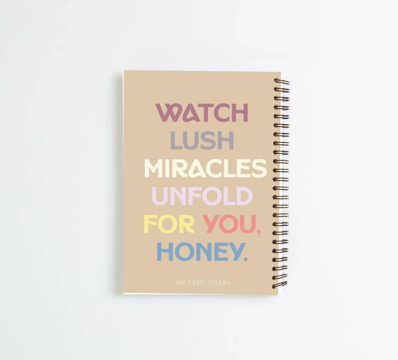🐆 spiral notebook by MENTHE SAUVAGE