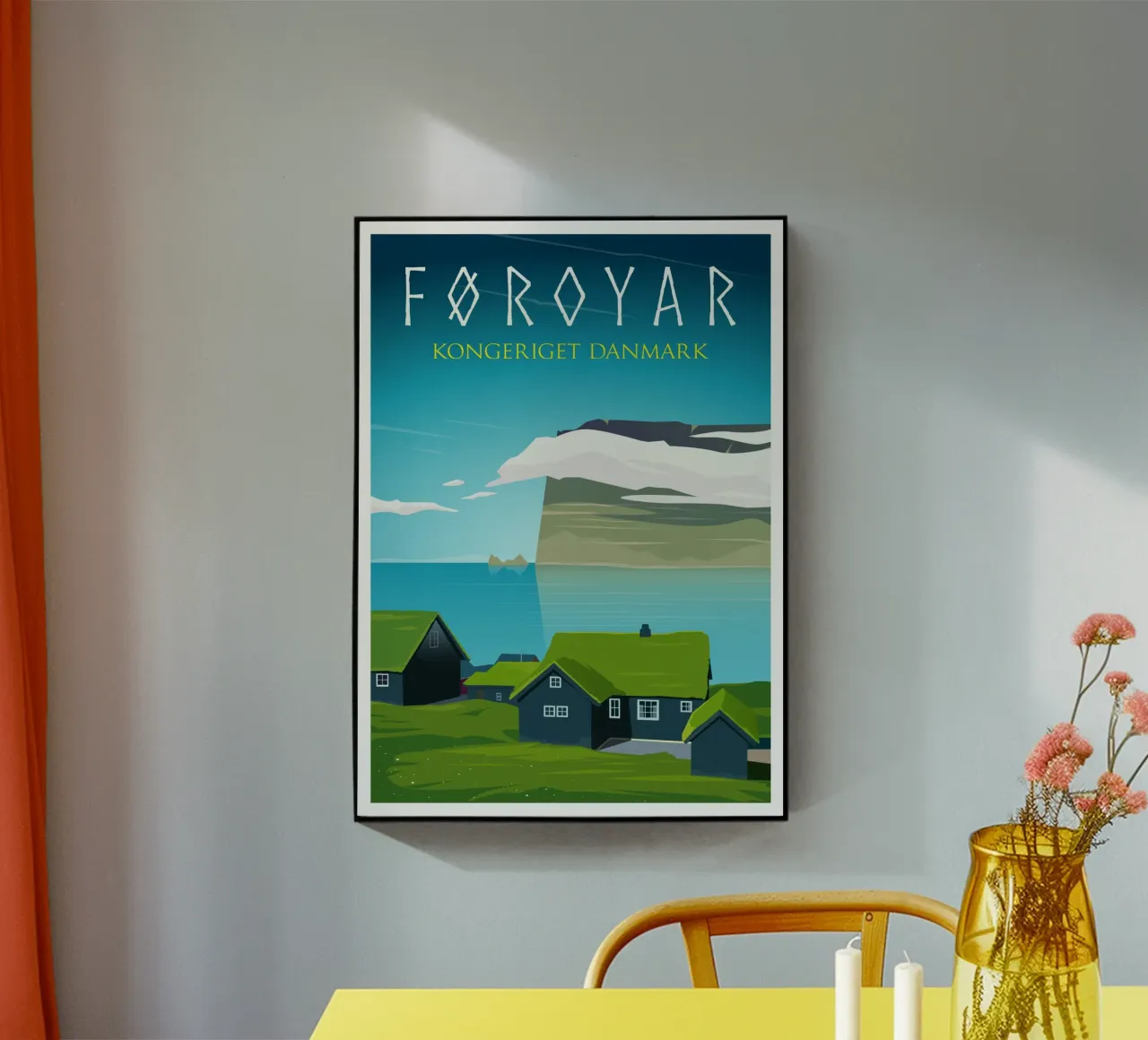 Foroyar, Regno di Danimarca plexiglass da Wanderlust Vibes