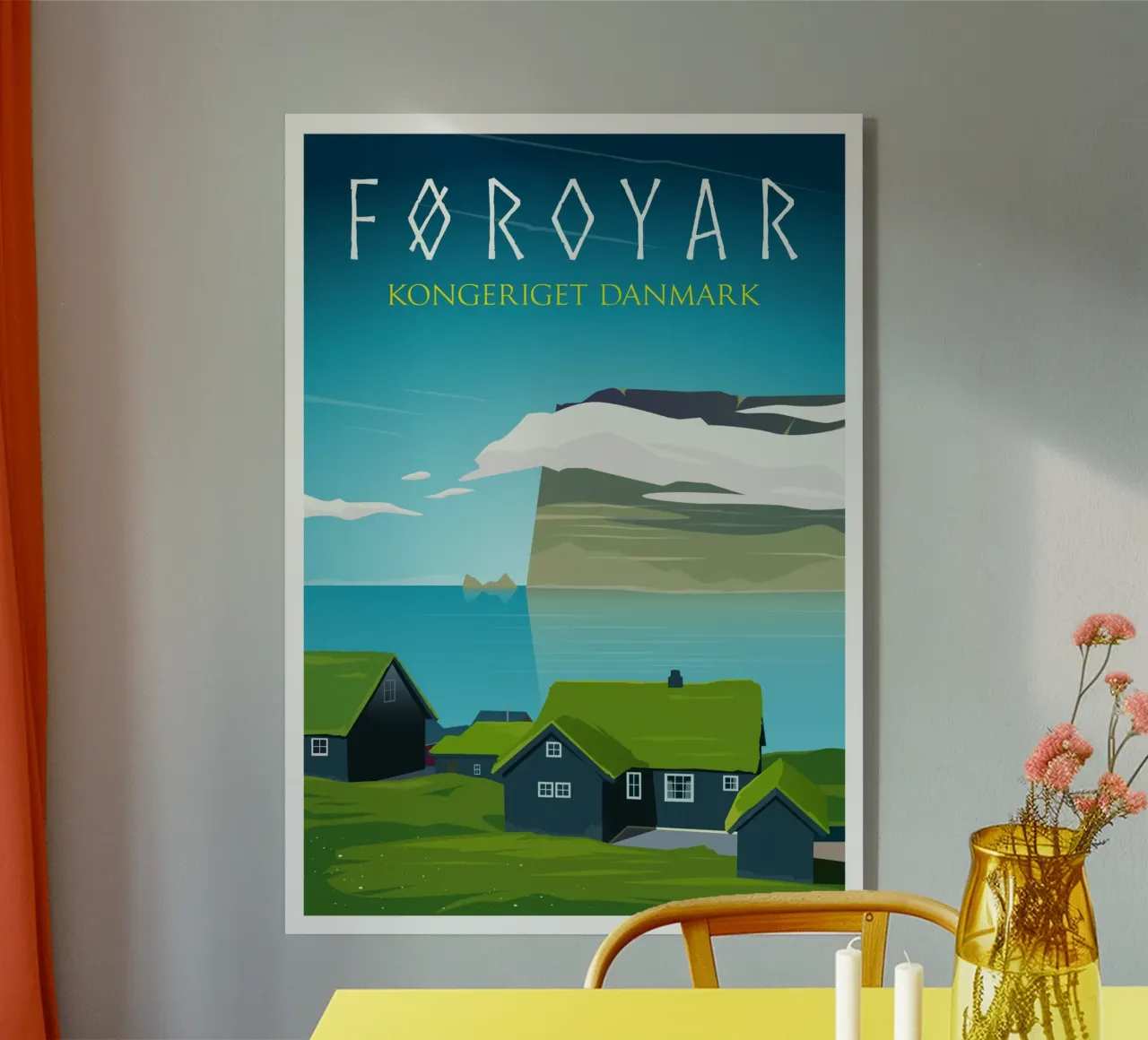 Foroyar, Regno di Danimarca plexiglass da Wanderlust Vibes