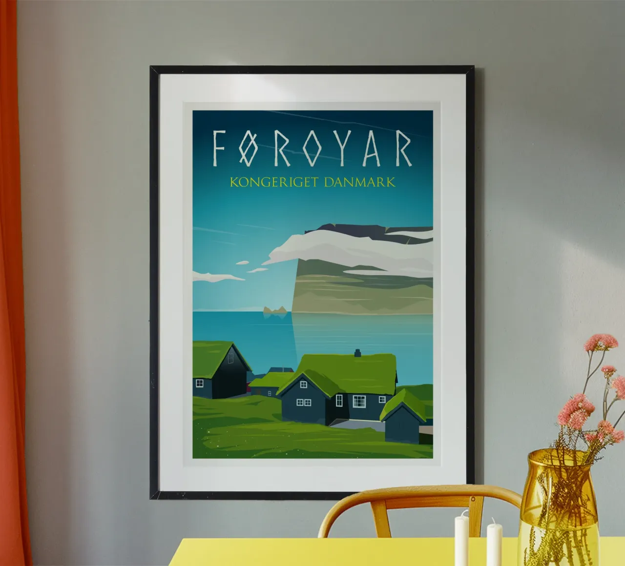 Foroyar, Regno di Danimarca carta hahnemühle da Wanderlust Vibes