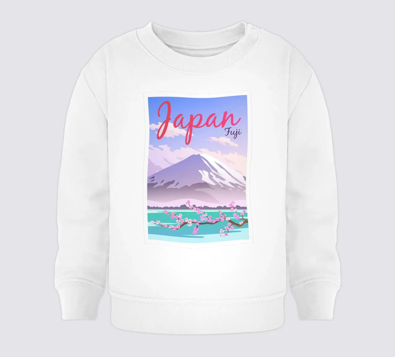 Fuji, Giappone felpa neonato da Wanderlust Vibes