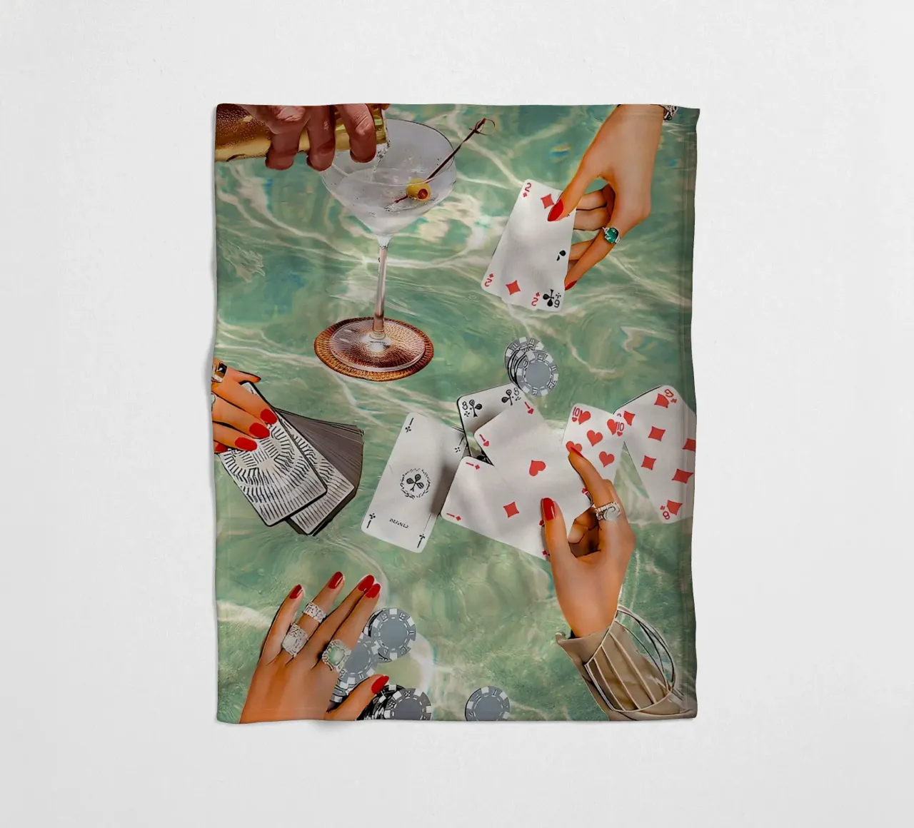 Carta da gioco coperta in pile da ArdorPrints