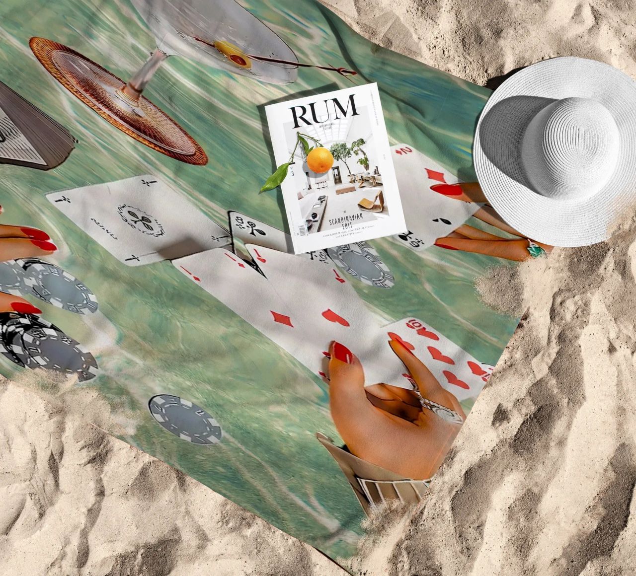 Carta da gioco telo mare da ArdorPrints