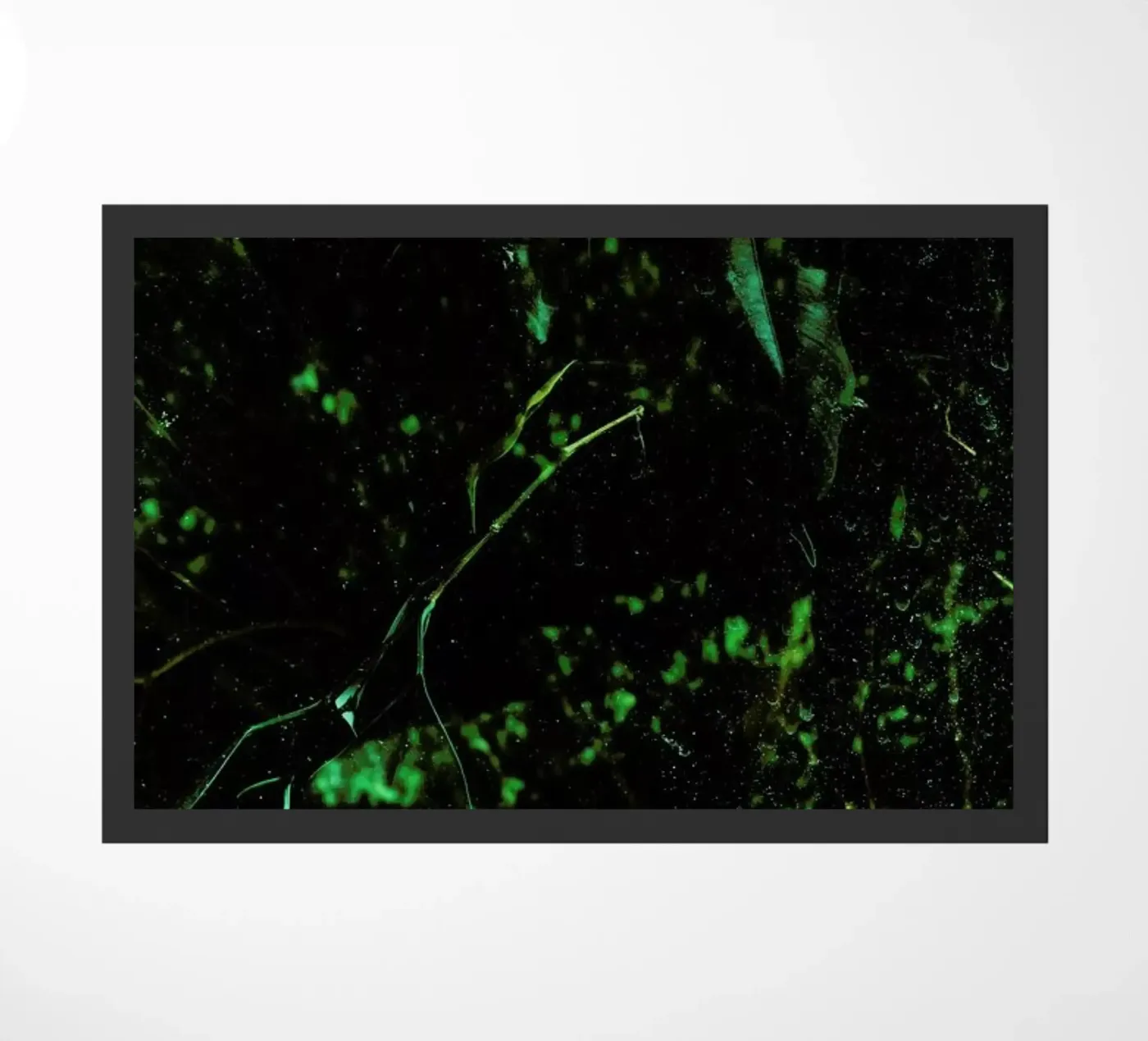 Abstract Greens deurmat van Sebastian Hilgetag