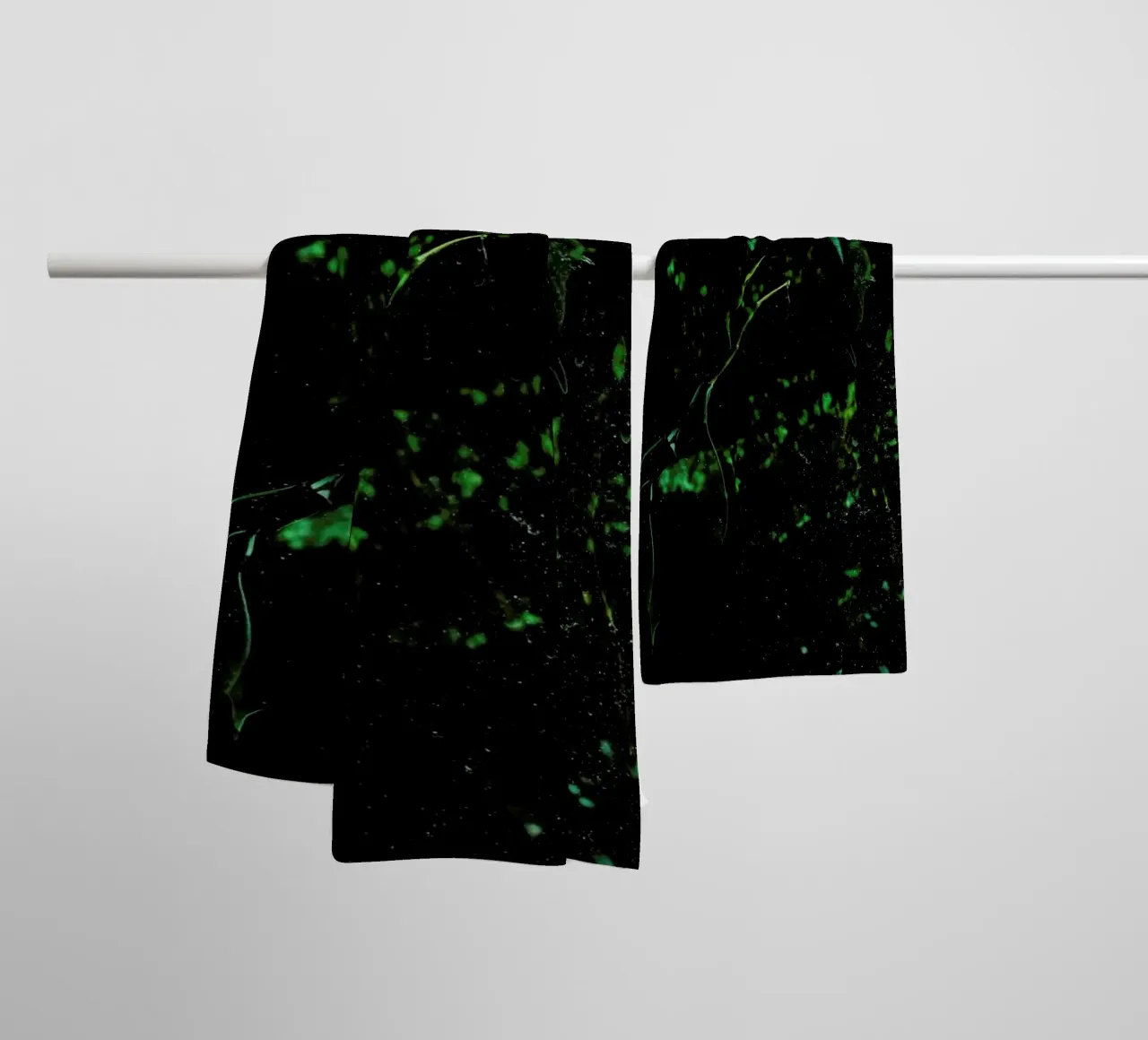 Abstract Greens asciugamano da bagno da Sebastian Hilgetag