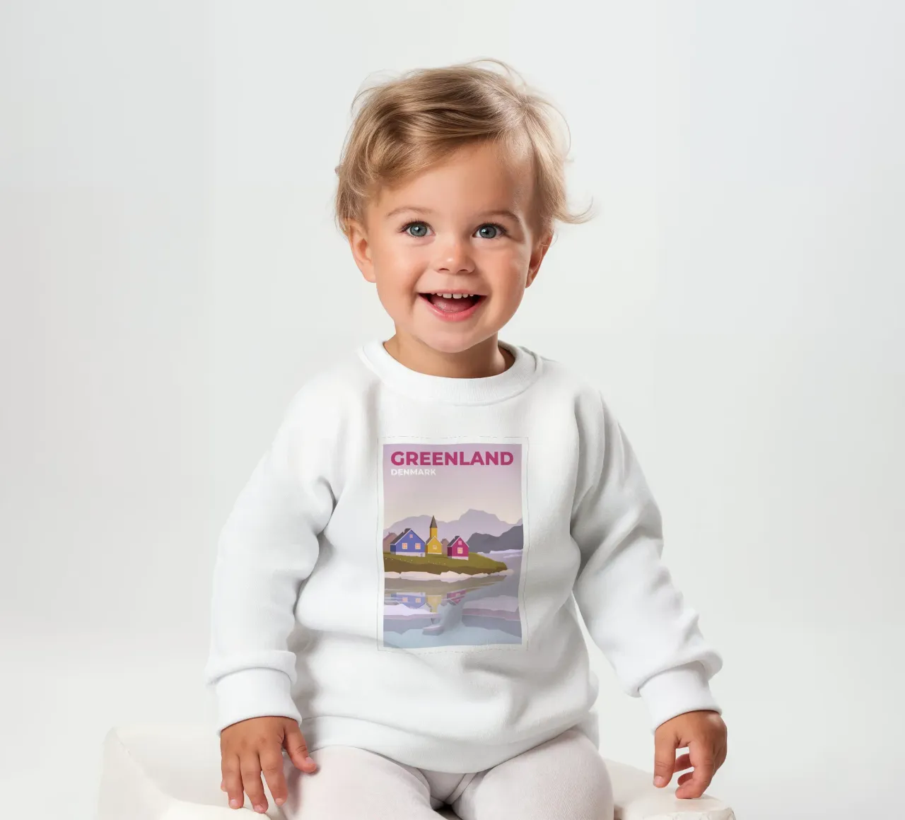 Groenlandia, Danimarca felpa neonato da Wanderlust Vibes