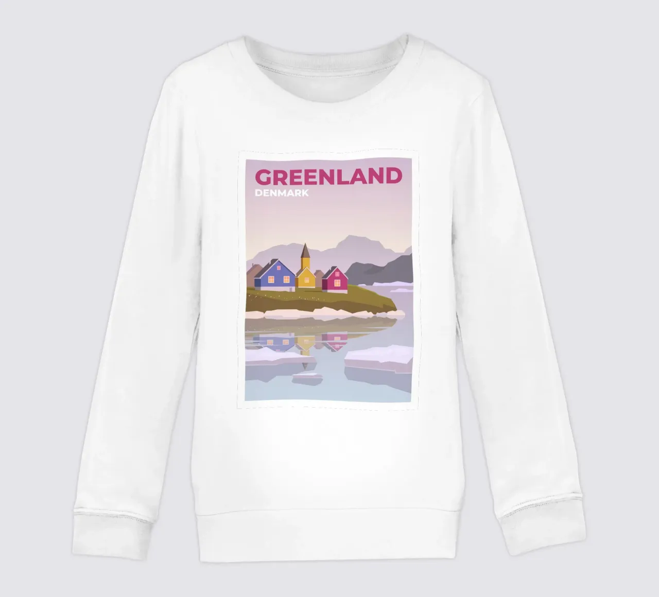 Groenlandia, Danimarca felpa bambino da Wanderlust Vibes