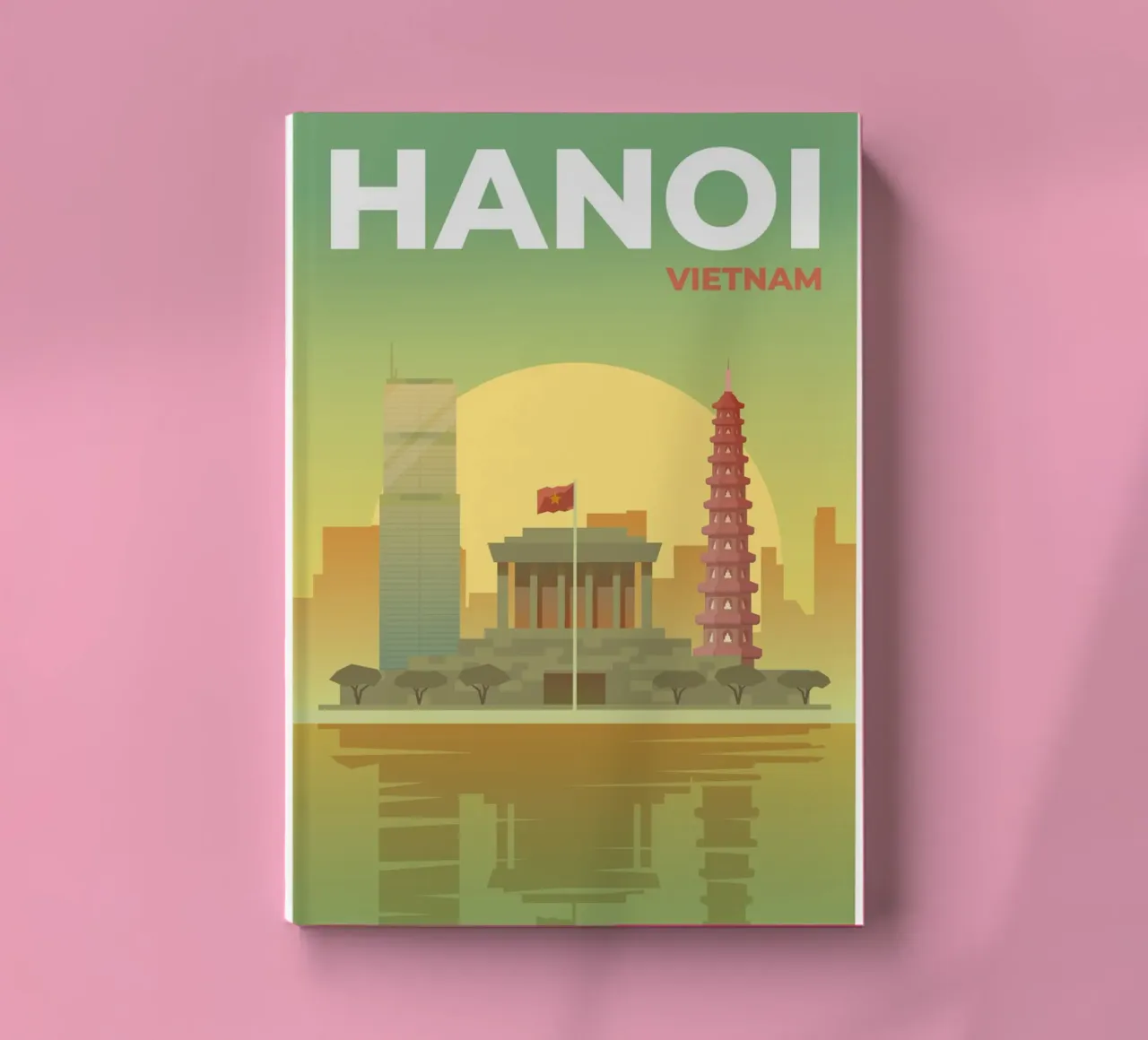 Hanoi, Vietnam notebook by Wanderlust Vibes