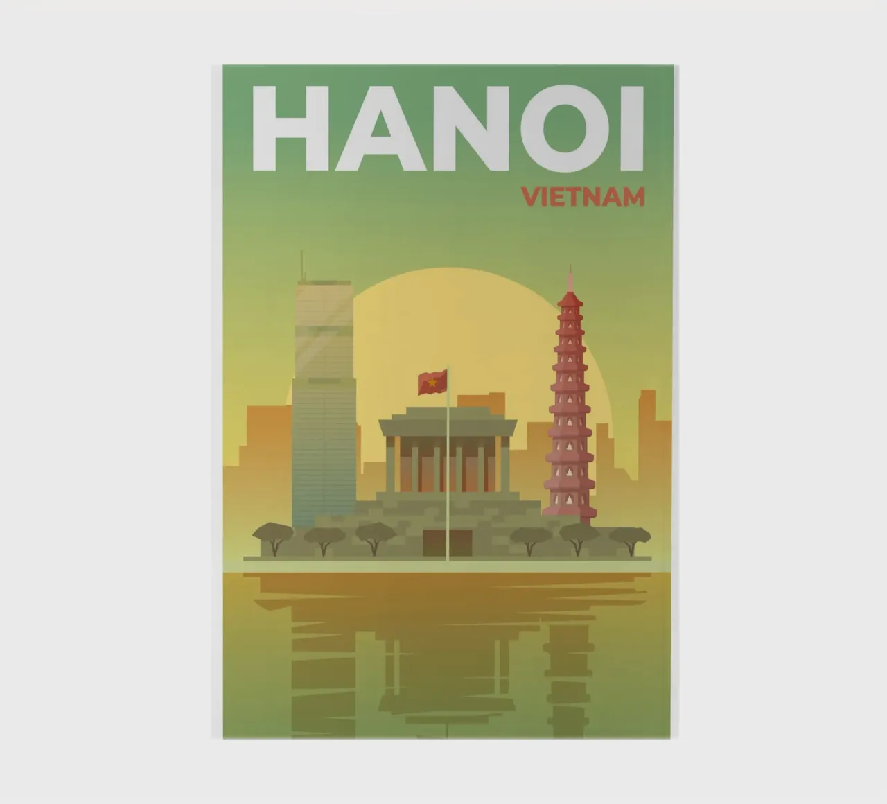 Hanoi, Vietnam notebook by Wanderlust Vibes