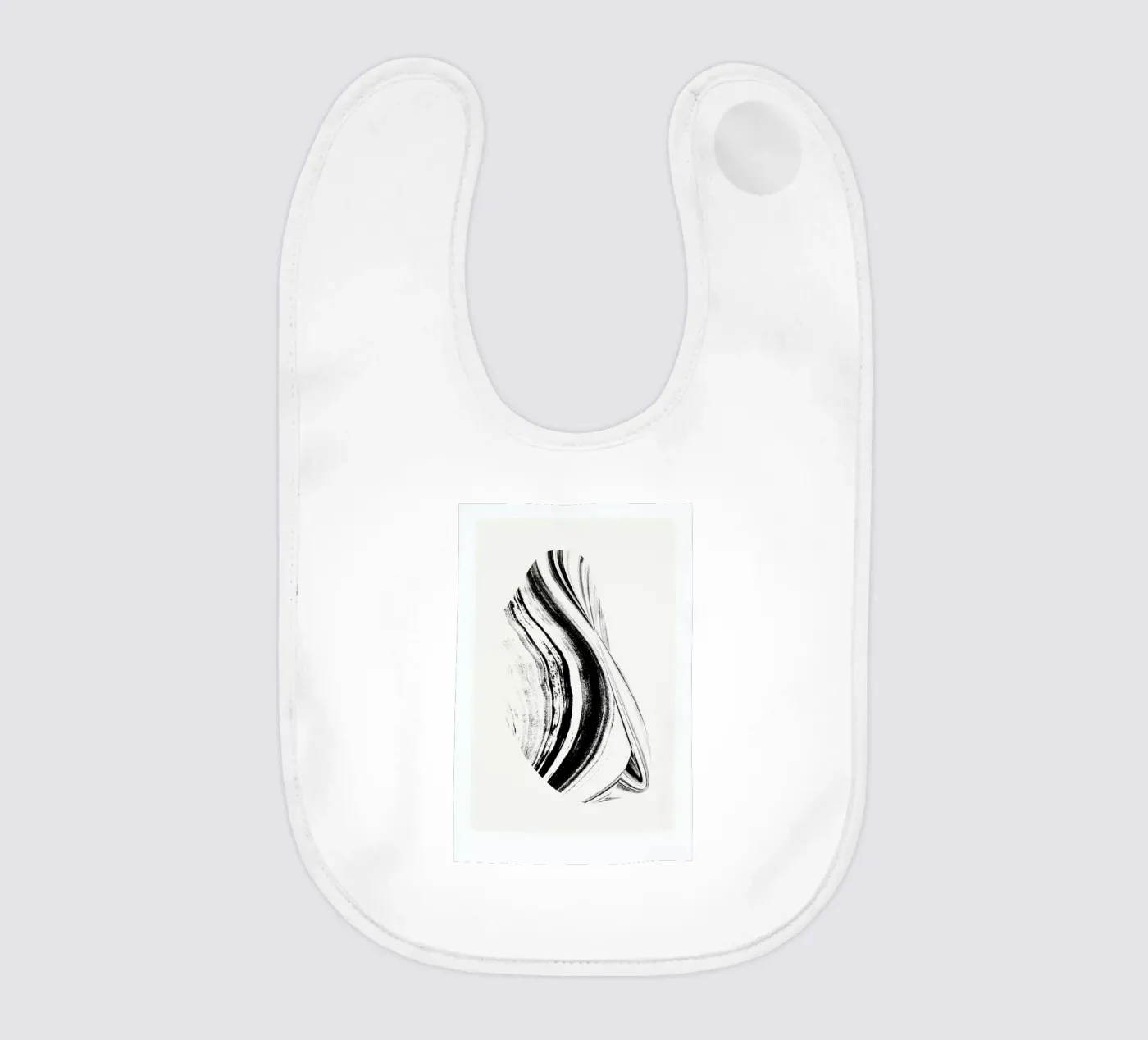 Negative Cohesion baby bib by Graphite