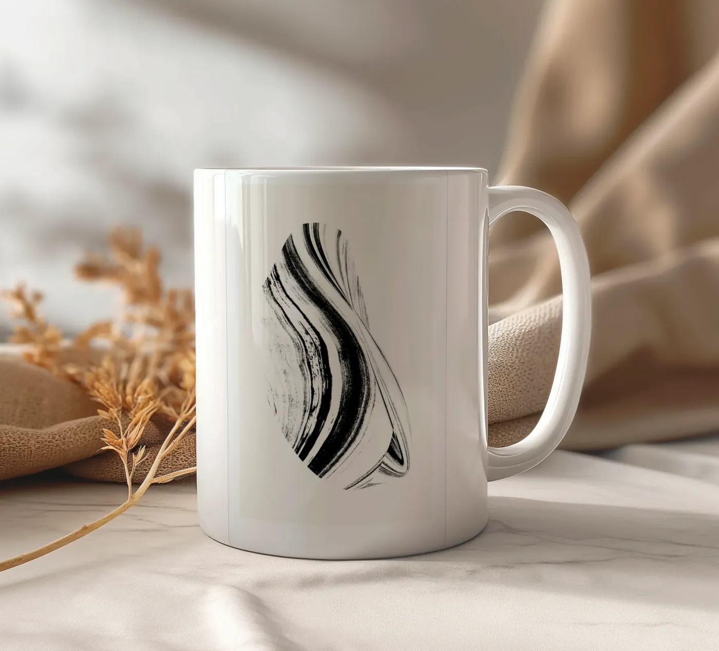 Negative Cohesion ceramic mug by Graphite