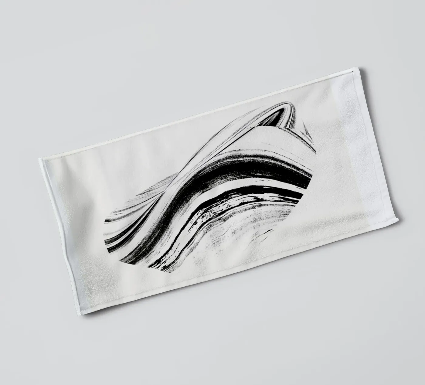 Negative Cohesion badhanddoek van Graphite