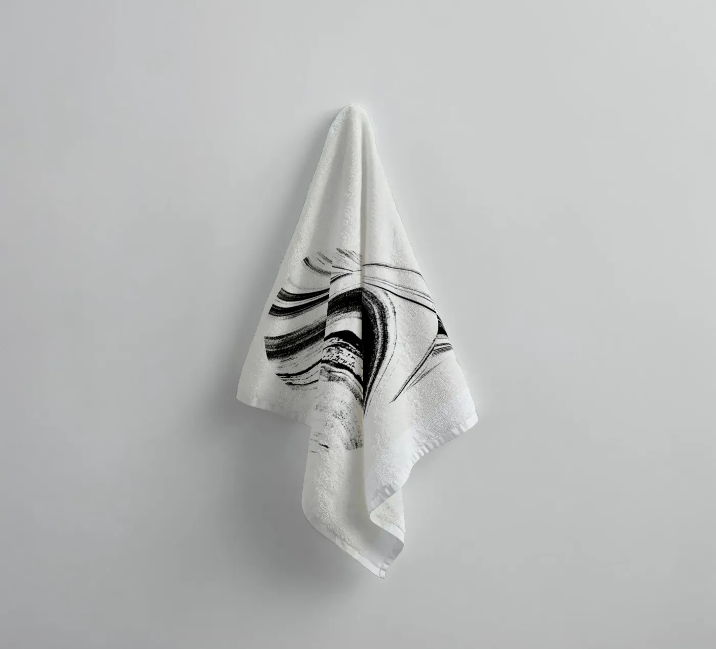 Negative Cohesion badhanddoek van Graphite