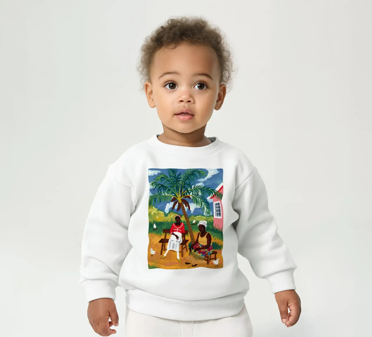 Creative Artistic Sewing baby sweatshirt by Ebony Carpenter