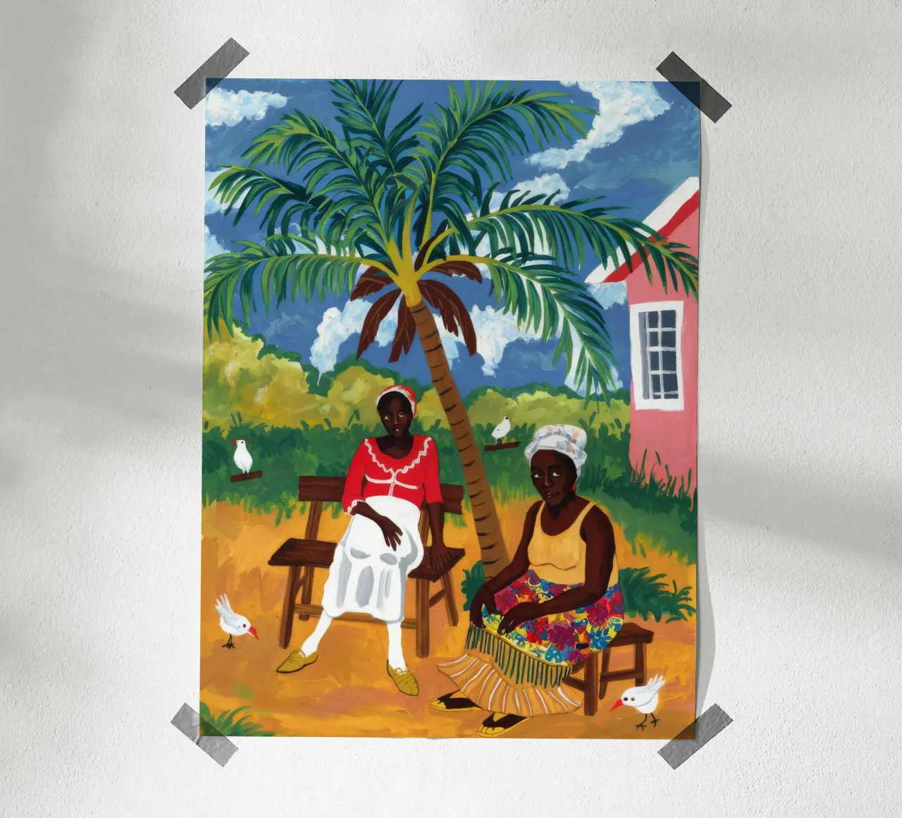 Cucito artistico creativo poster con telaio in alluminio da Ebony Carpenter