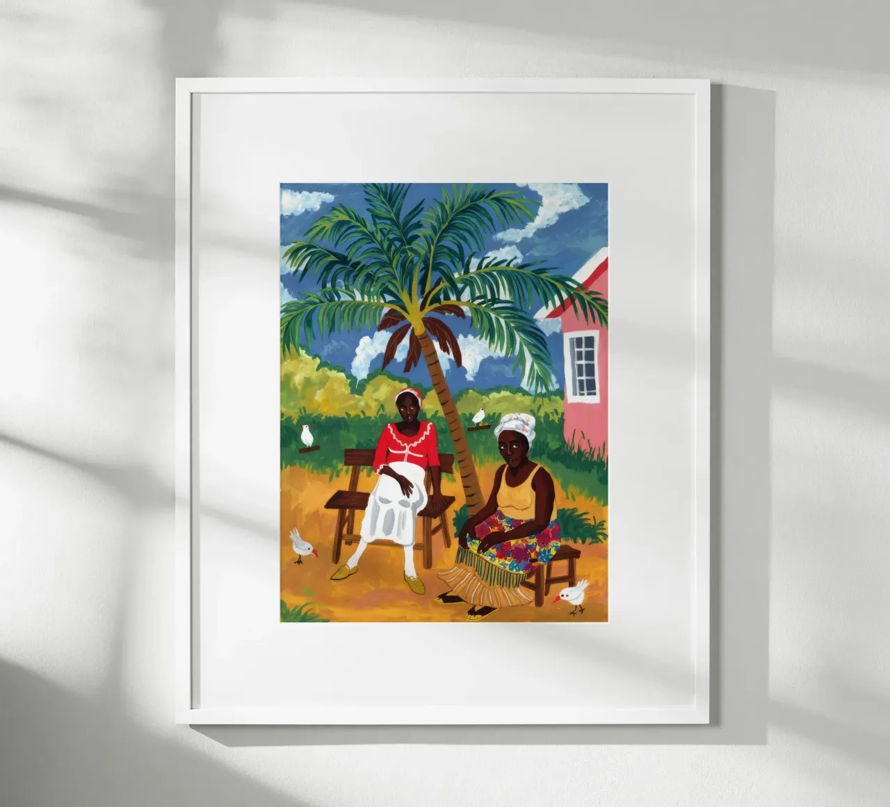 Cucito artistico creativo poster con telaio in alluminio da Ebony Carpenter
