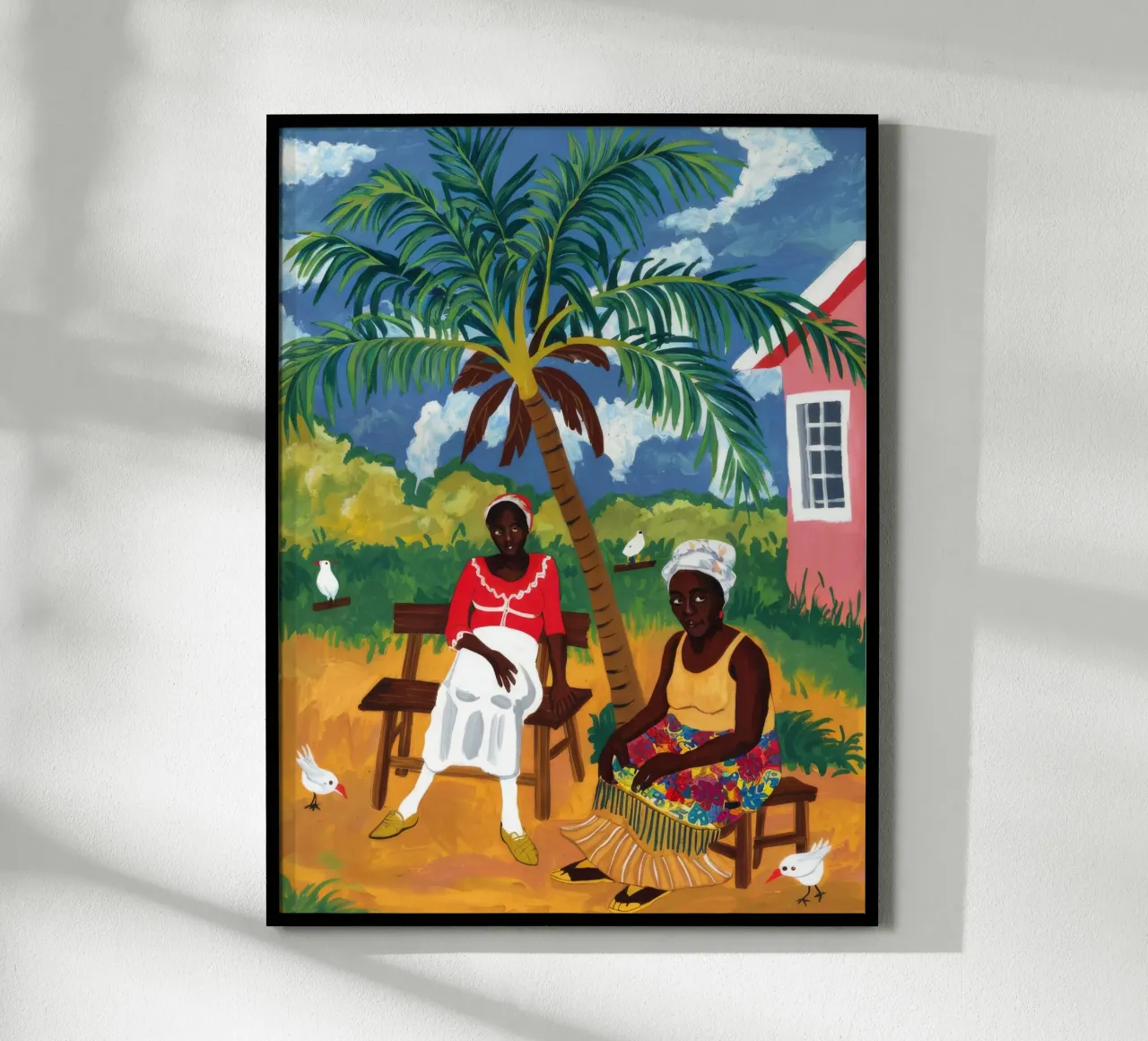 Cucito artistico creativo poster con telaio in alluminio da Ebony Carpenter