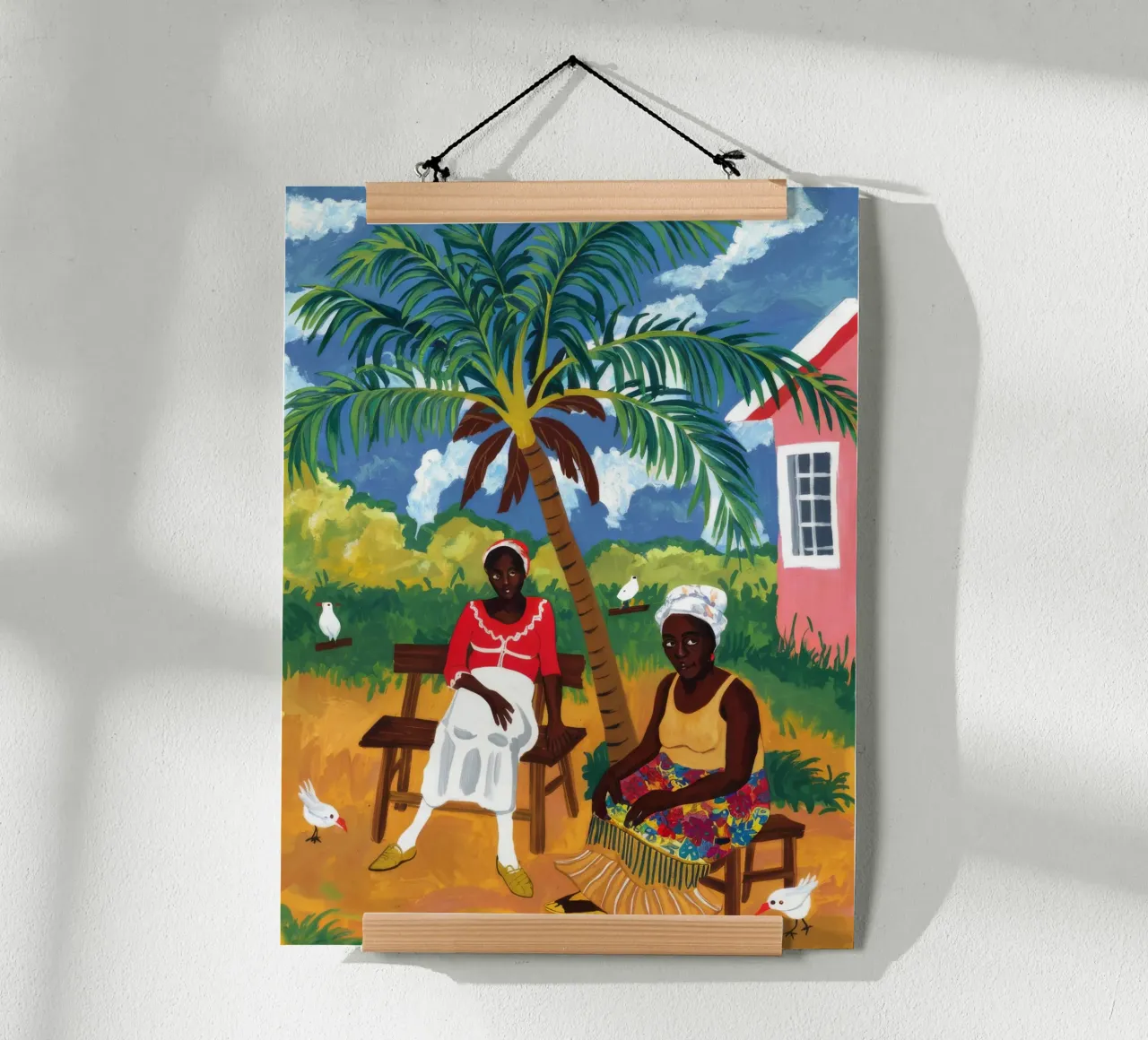 Cucito artistico creativo poster con telaio in alluminio da Ebony Carpenter