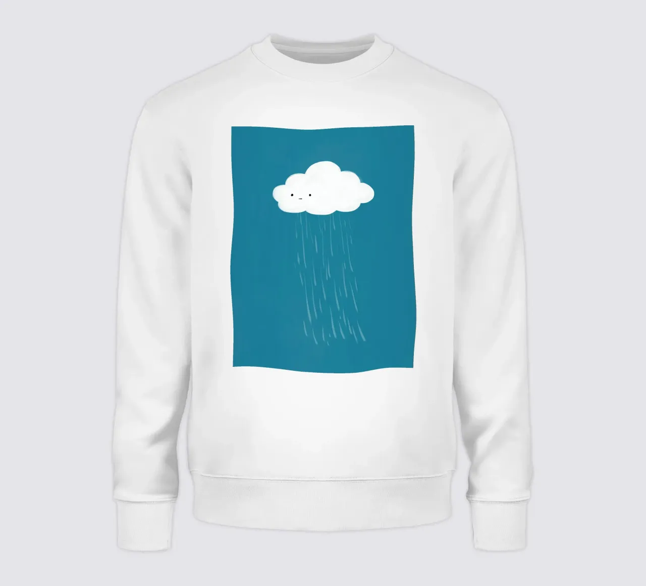 Cloud sweatshirt van Johannes Lott Illustration