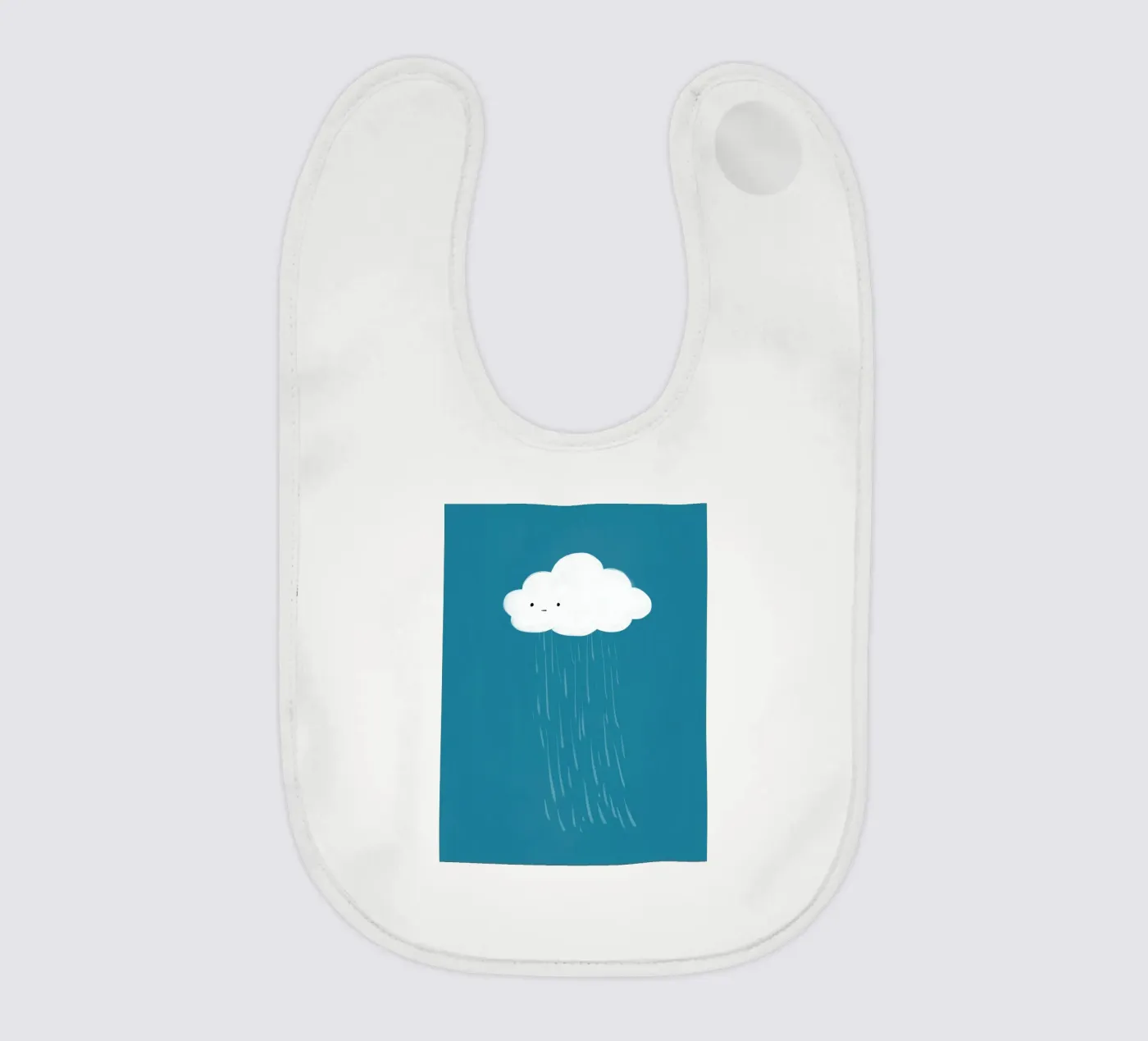 Cloud baby slabbetje van Johannes Lott Illustration