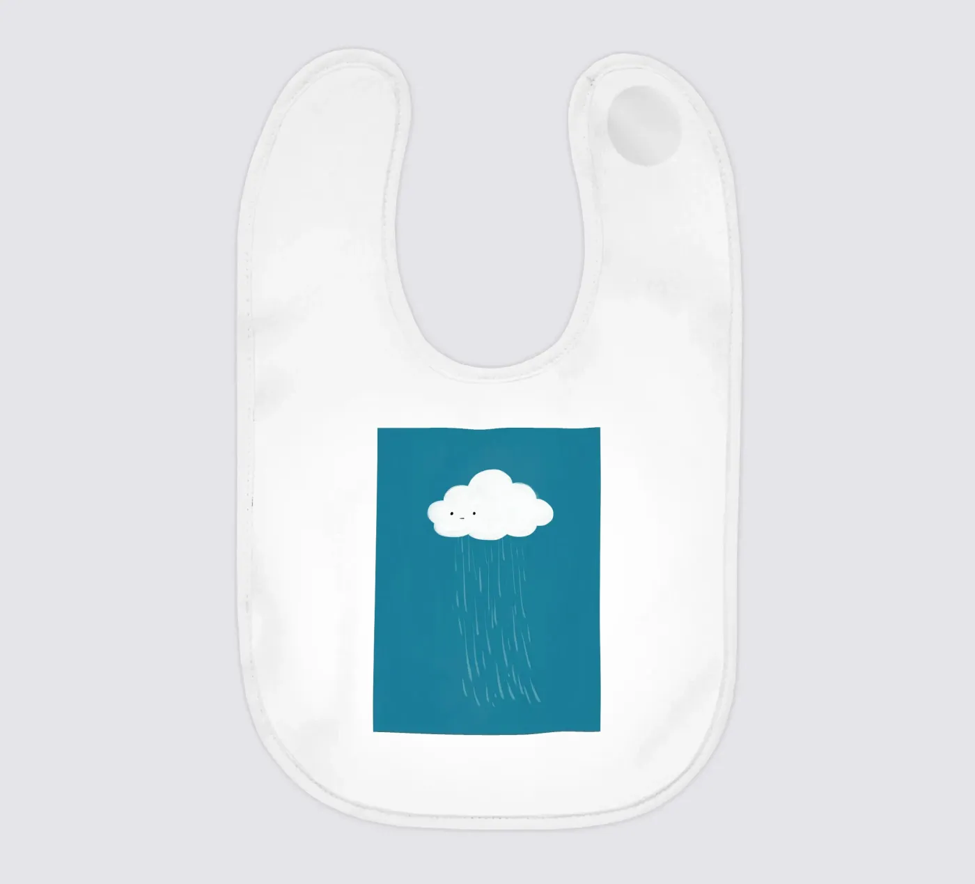 Cloud baby slabbetje van Johannes Lott Illustration