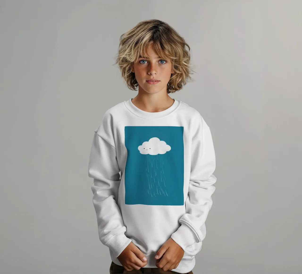 Nuvola felpa bambino da Johannes Lott Illustration