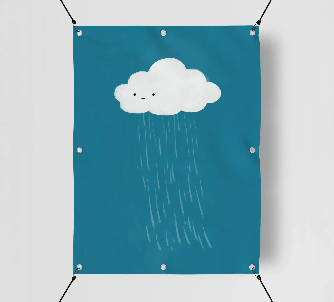 Cloud pvc-zeil van Johannes Lott Illustration
