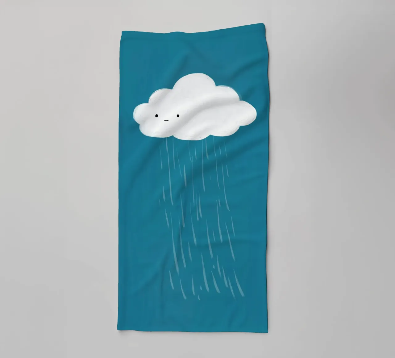 Cloud towel by Johannes Lott Illustration