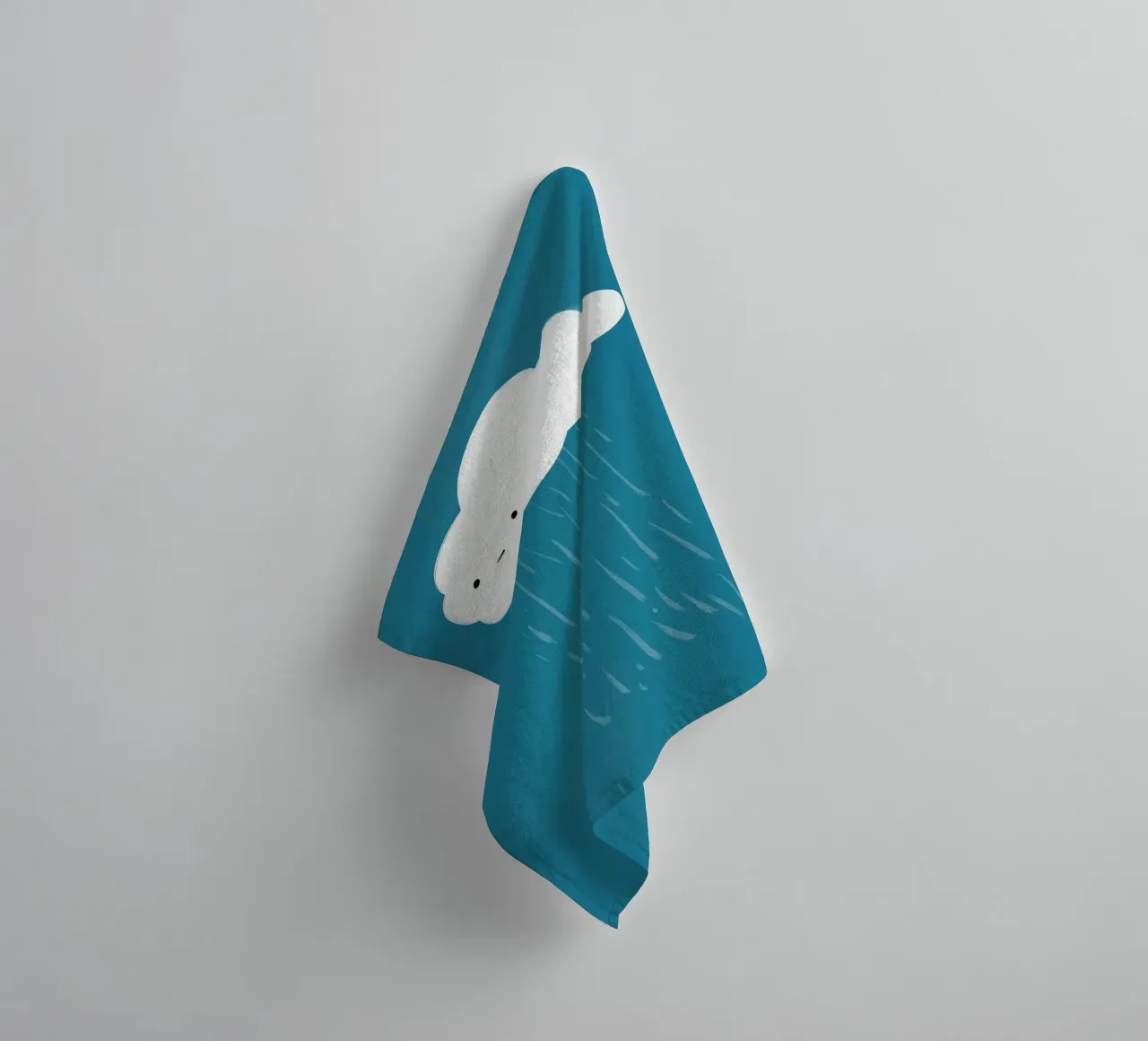 Cloud towel by Johannes Lott Illustration