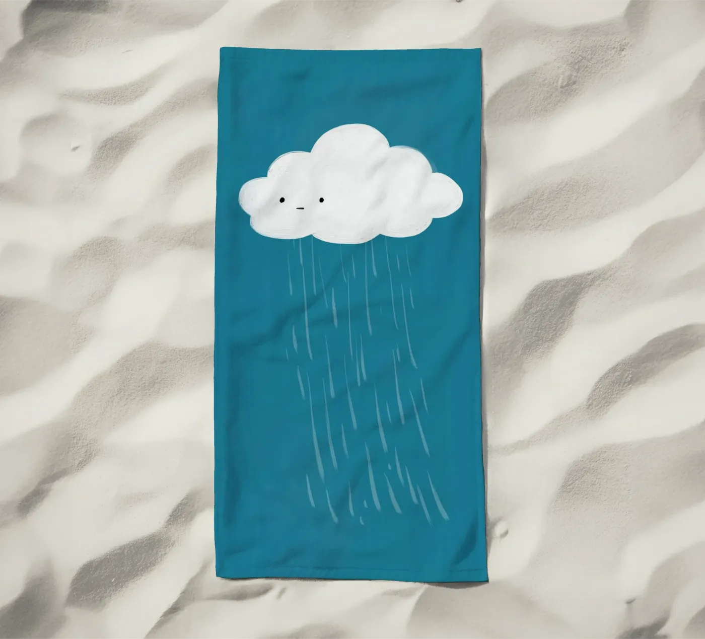 Nuage serviette de plage de Johannes Lott Illustration
