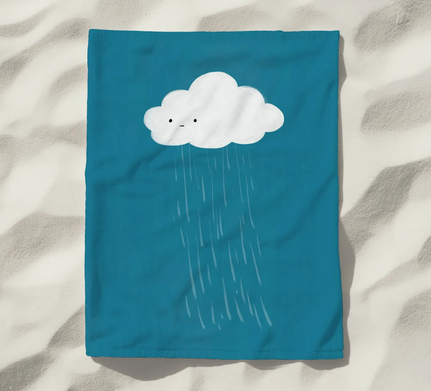 Nuage serviette de plage de Johannes Lott Illustration