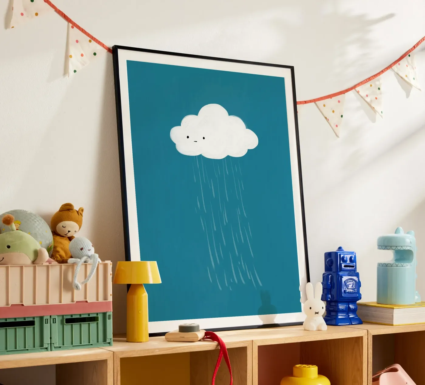 Cloud poster van Johannes Lott Illustration