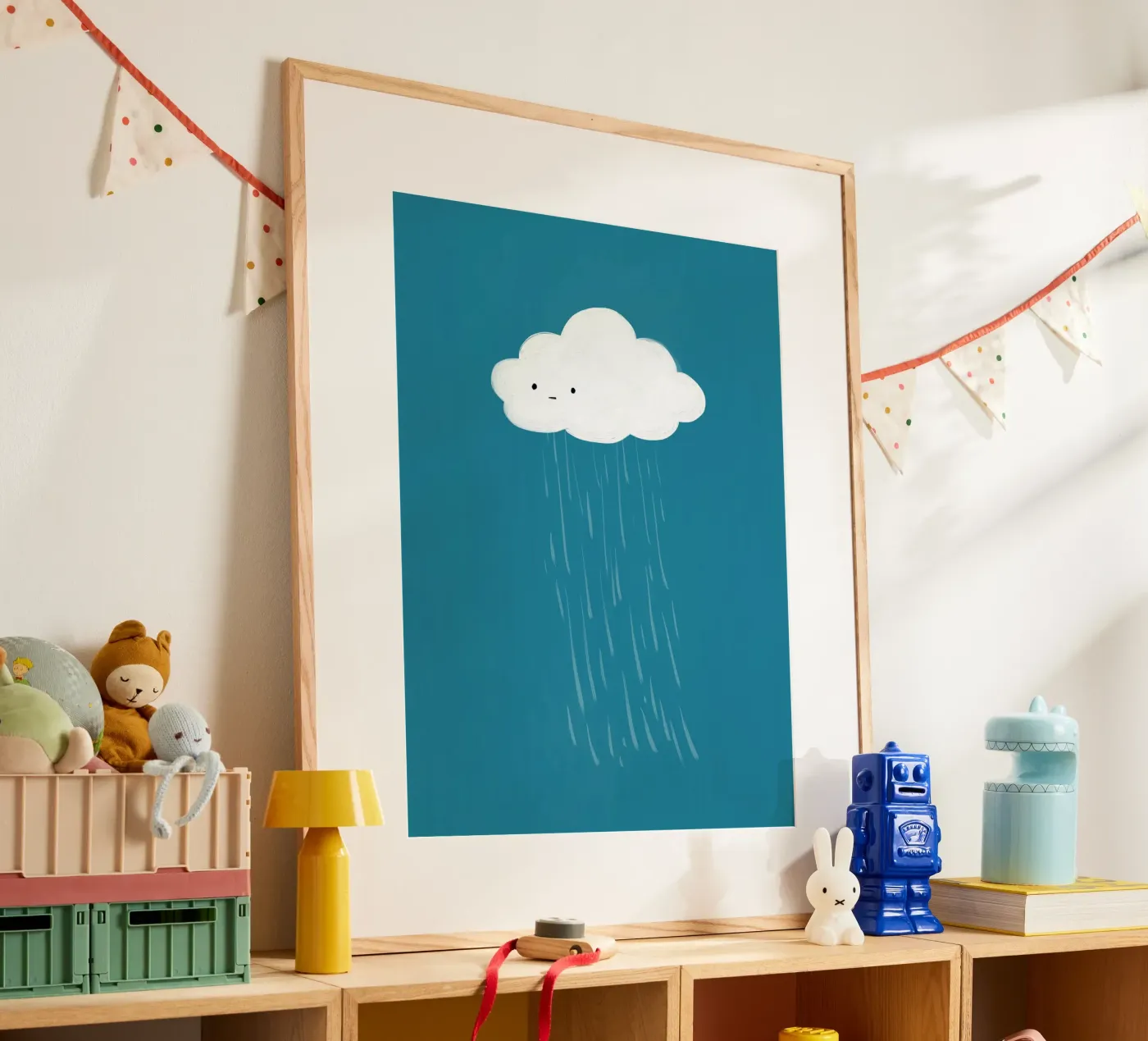 Cloud poster van Johannes Lott Illustration