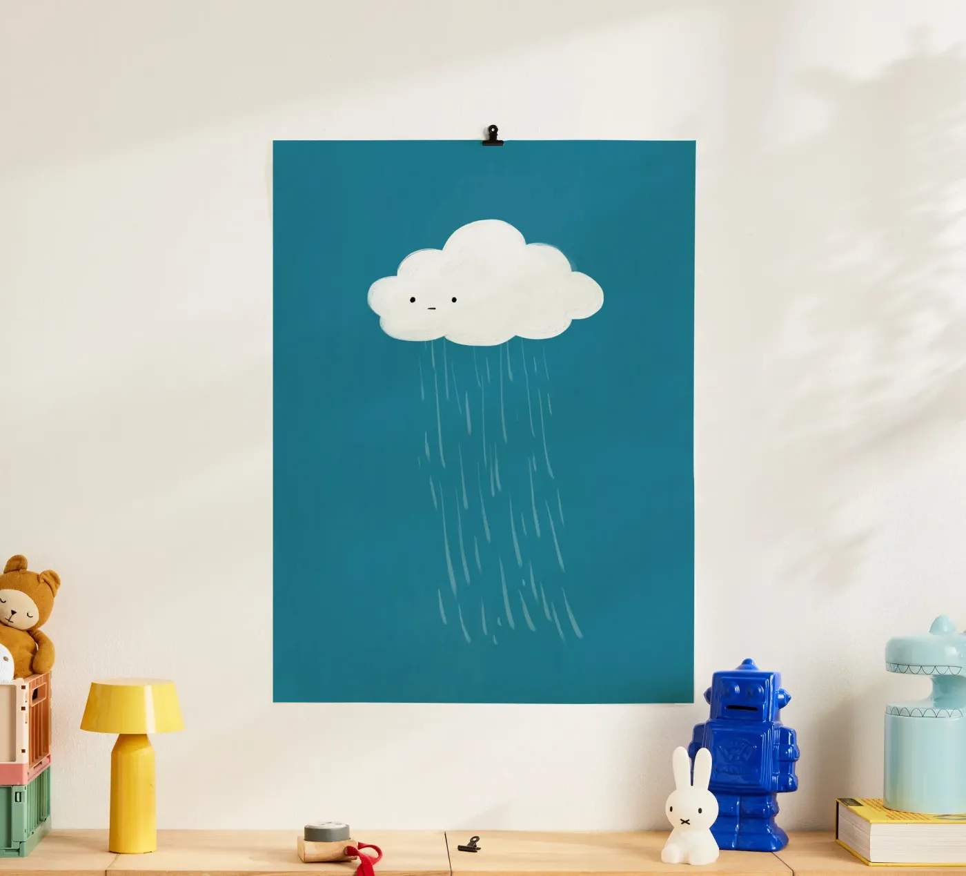 Cloud poster van Johannes Lott Illustration