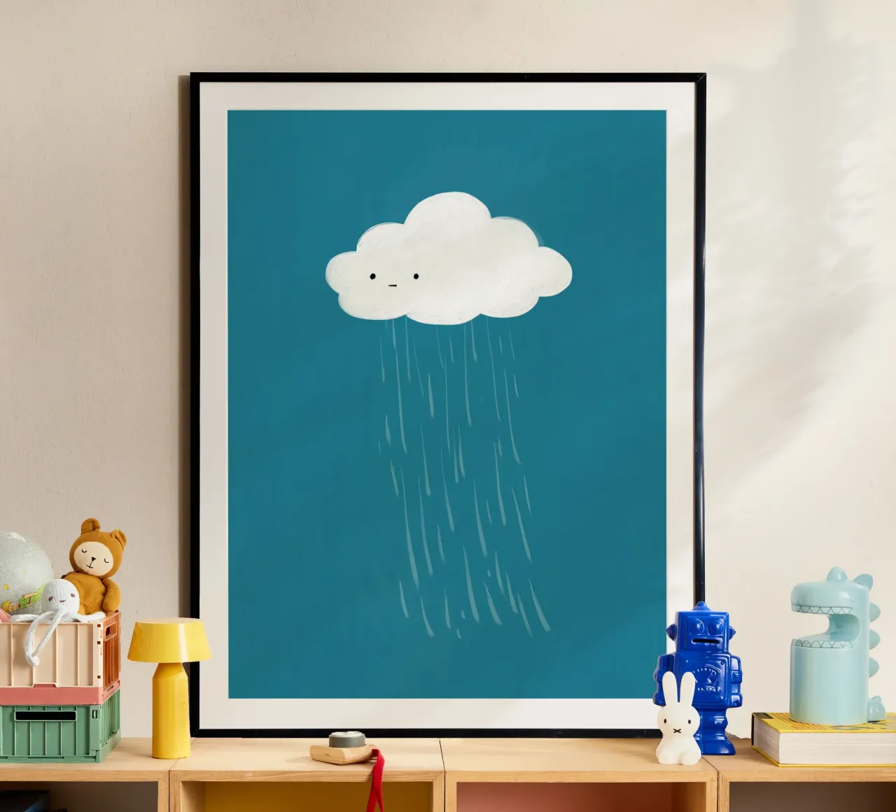 Cloud poster van Johannes Lott Illustration