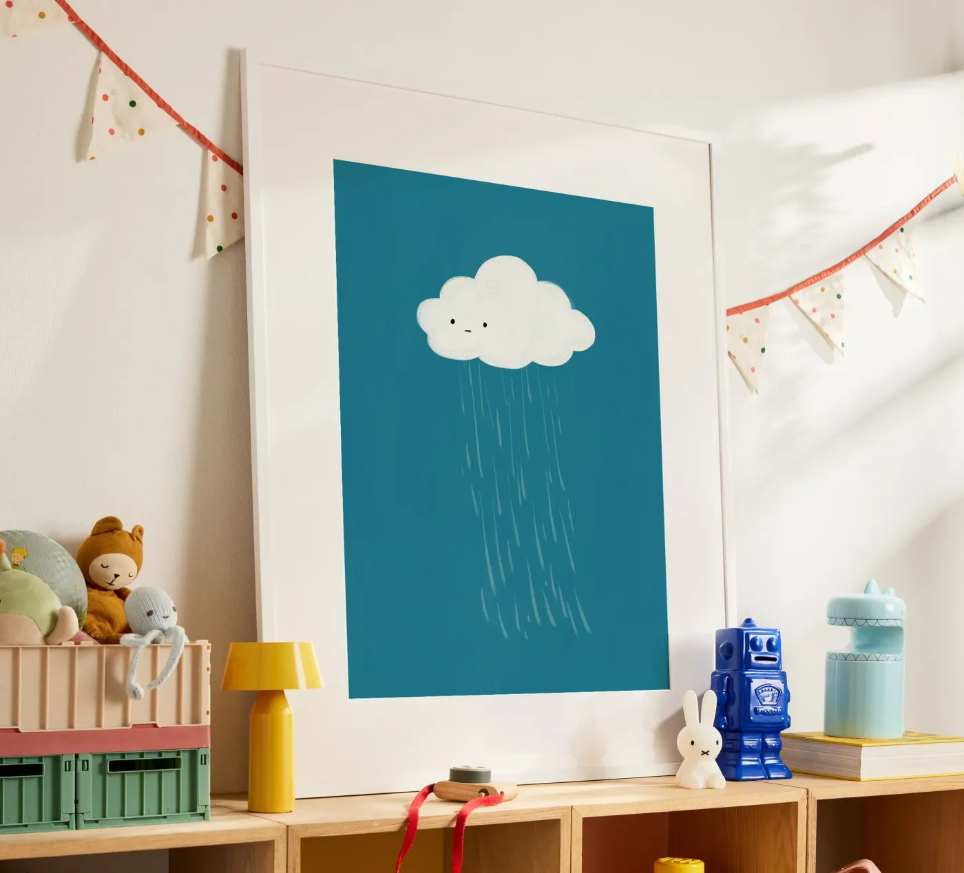 Cloud poster van Johannes Lott Illustration