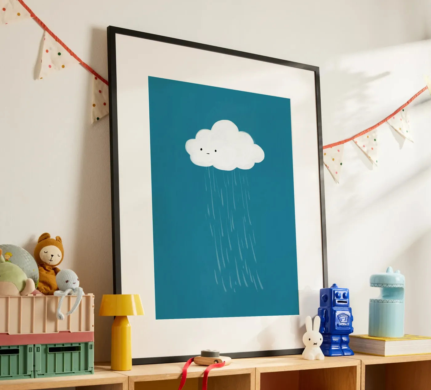 Cloud poster van Johannes Lott Illustration