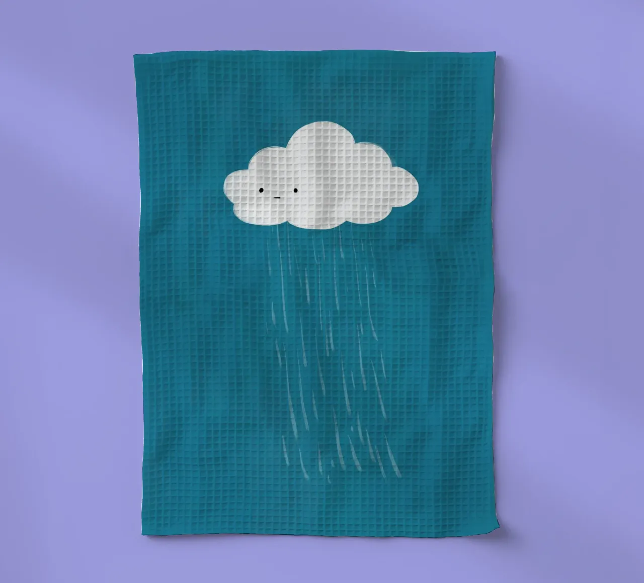 Cloud Geschirrtuch von Johannes Lott Illustration