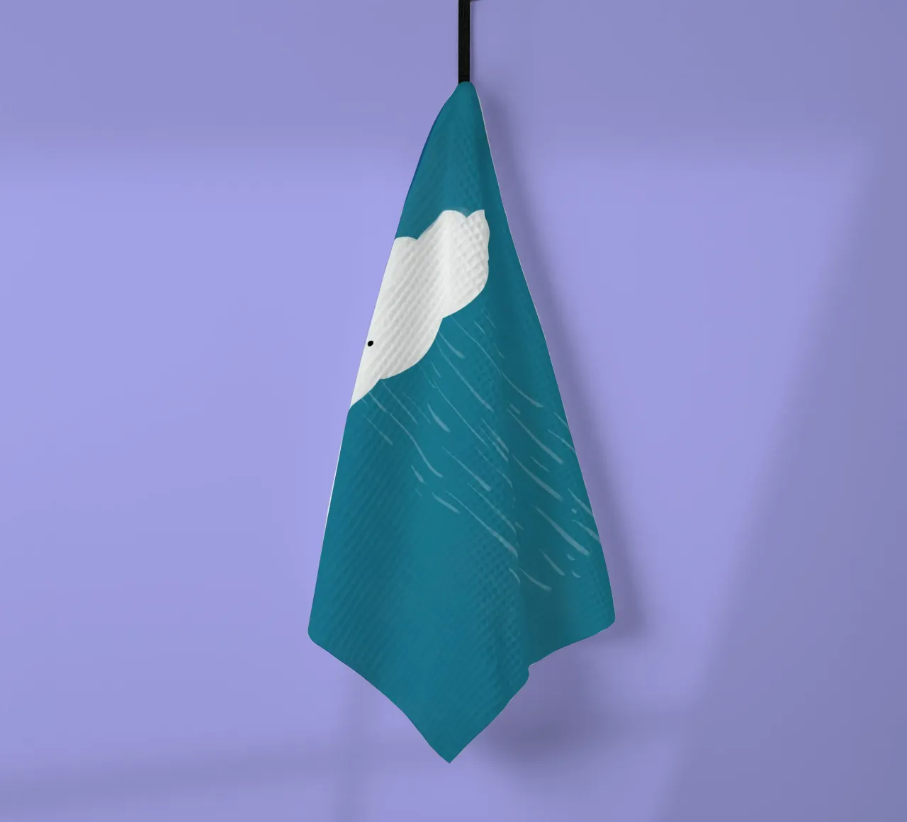 Cloud Geschirrtuch von Johannes Lott Illustration