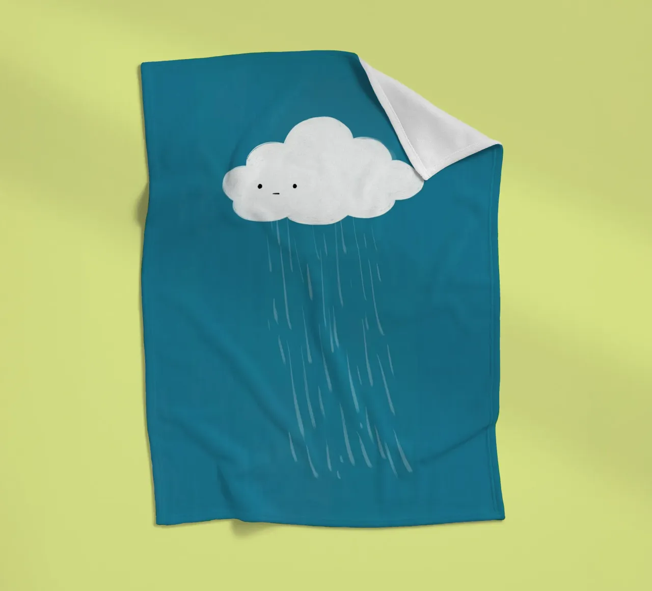 Cloud fleecedeken van Johannes Lott Illustration