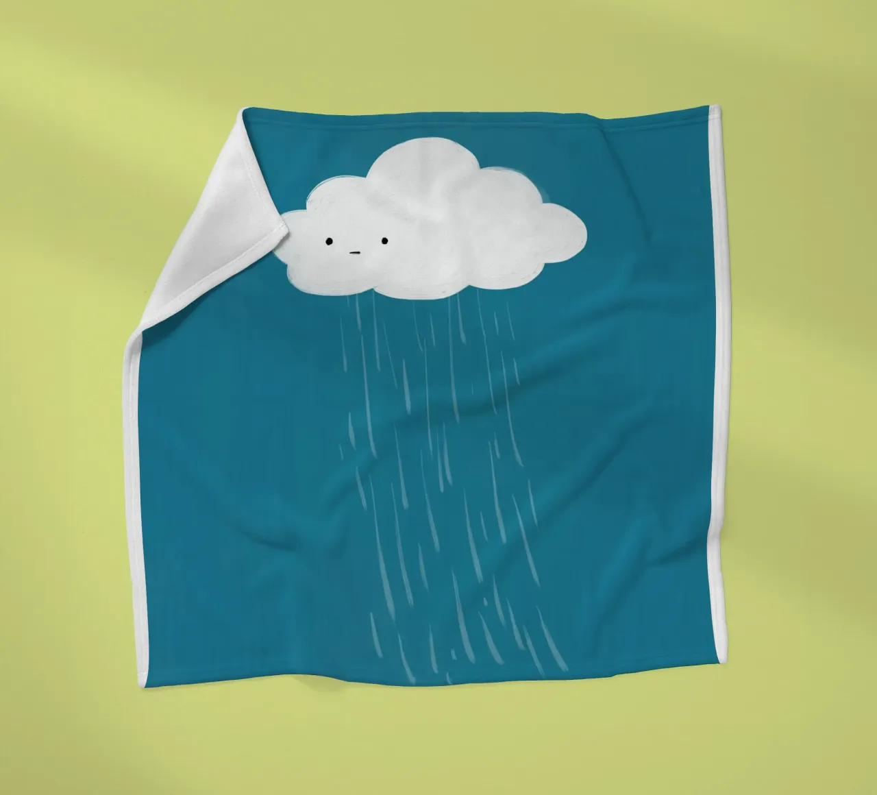 Cloud fleecedeken van Johannes Lott Illustration