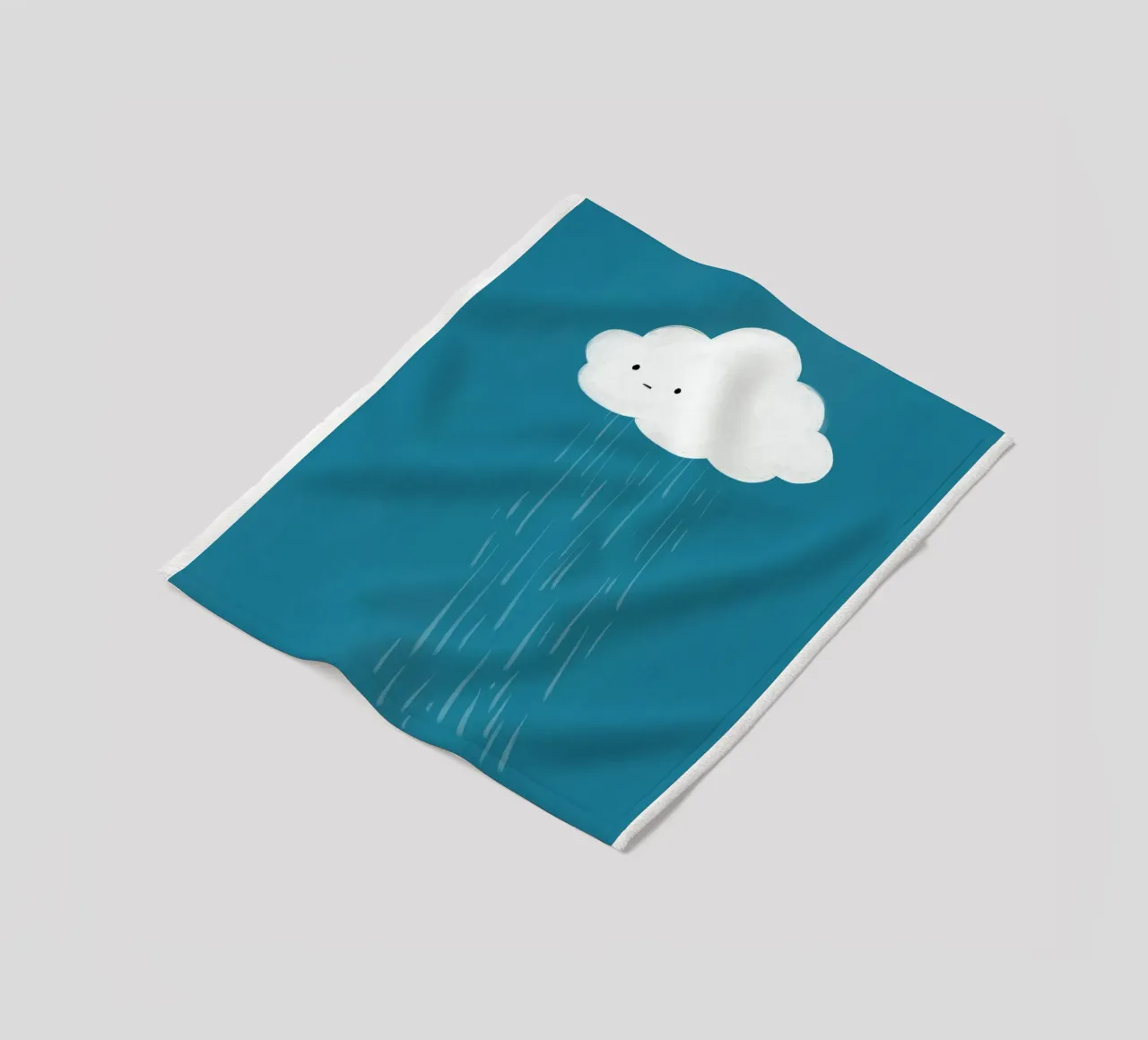Cloud fleecedeken van Johannes Lott Illustration