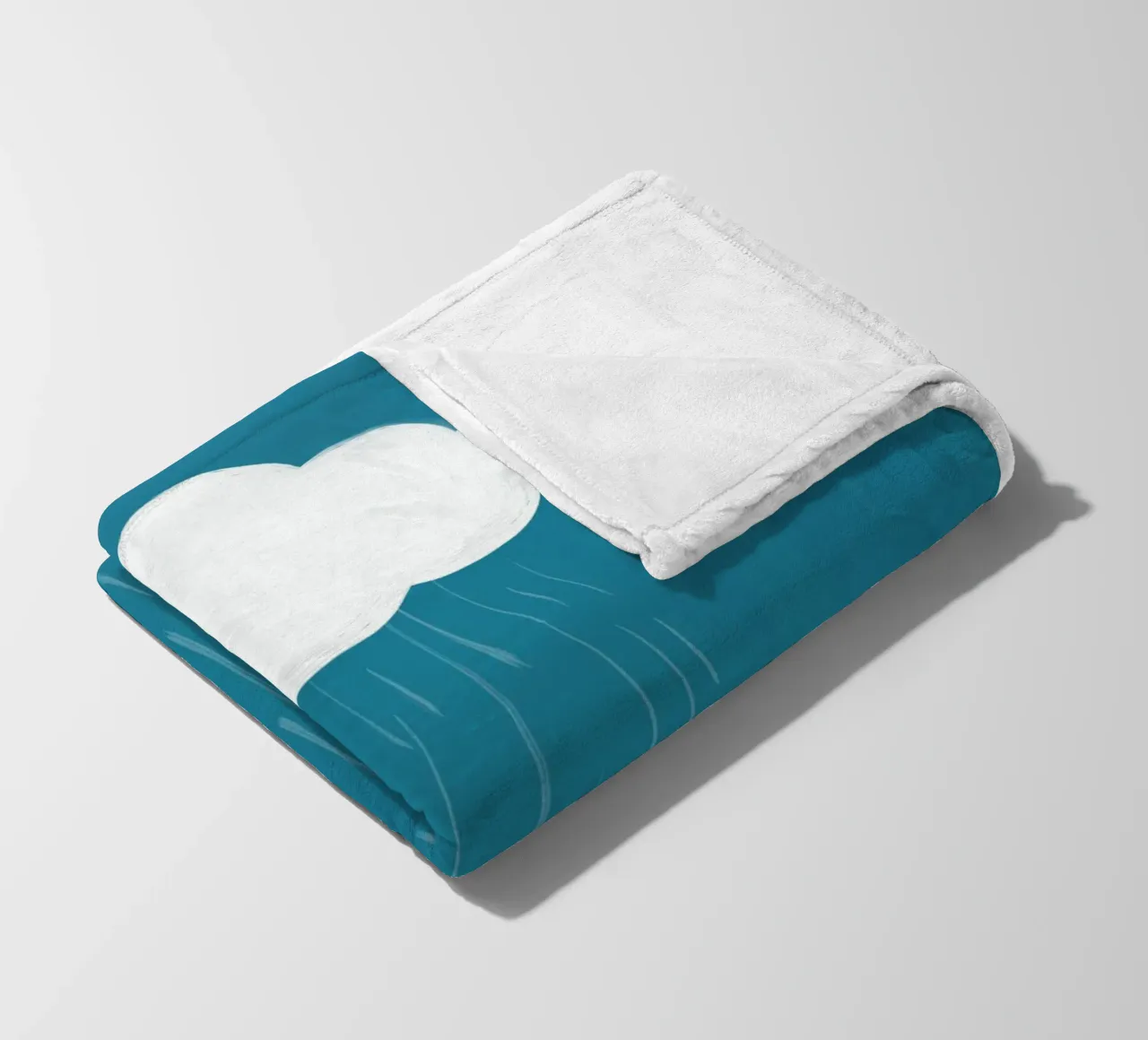 Cloud fleecedeken van Johannes Lott Illustration