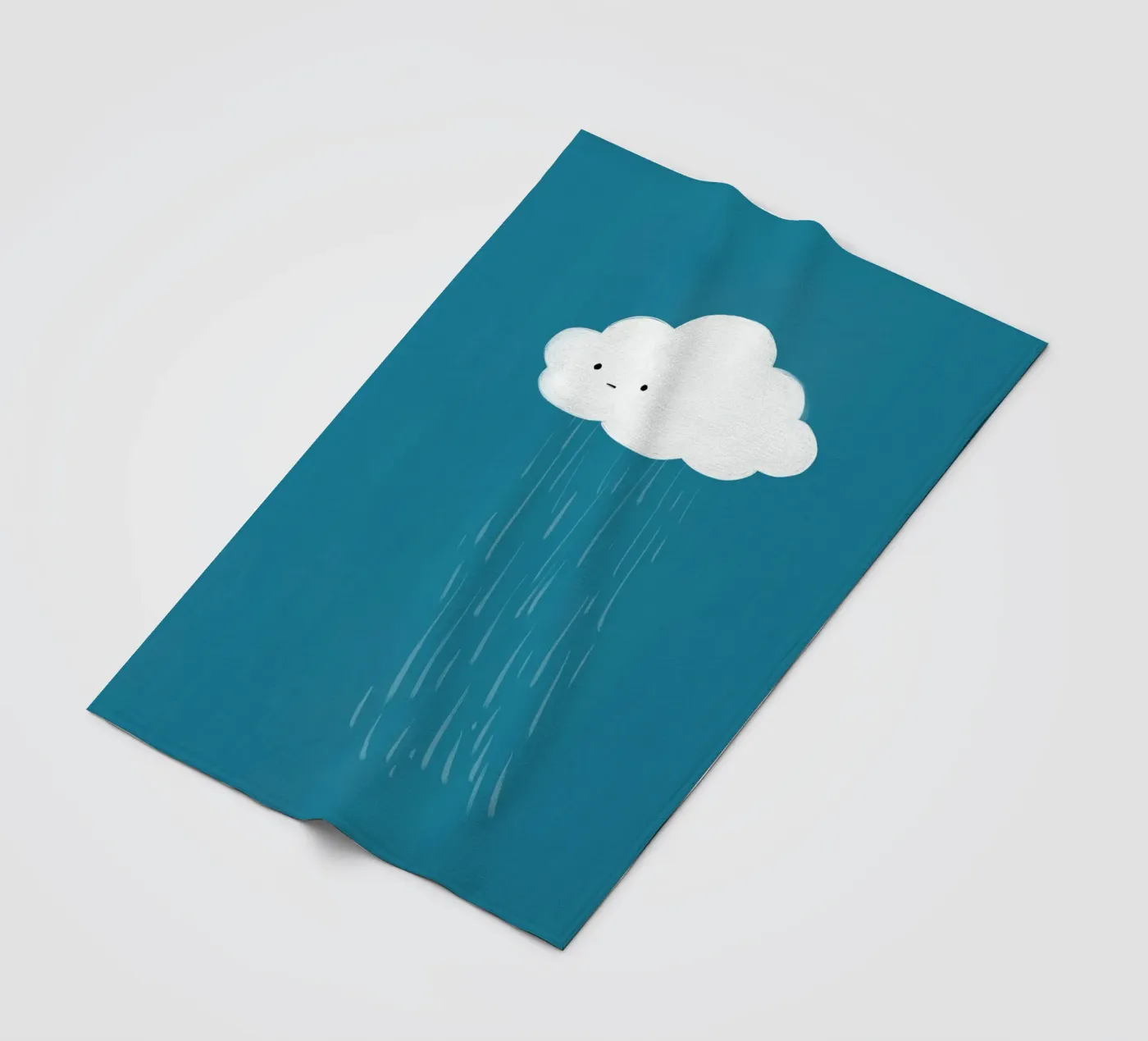 Cloud fleecedeken van Johannes Lott Illustration